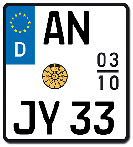 Saisonkennzeichen Motorrad Saisonkennzeichen Motorrad
